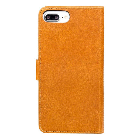 iPhone 8 Plus / 7 Plus / 6 Plus dbramante1928 Lynge 2-i-1 Äkta Läder Flip Fodral - Tan