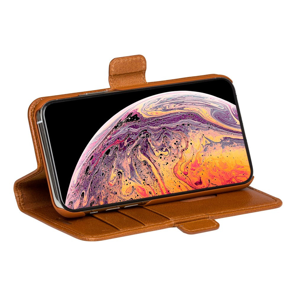 iPhone 11 Pro dbramante1928 Copenhagen Äkta Läder Flip Fodral m. Plånbok - Tan