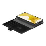 Samsung Galaxy S22+ (Plus) dbramante1928 Lynge 2-i-1 Äkta Läder Flip Fodral - Black