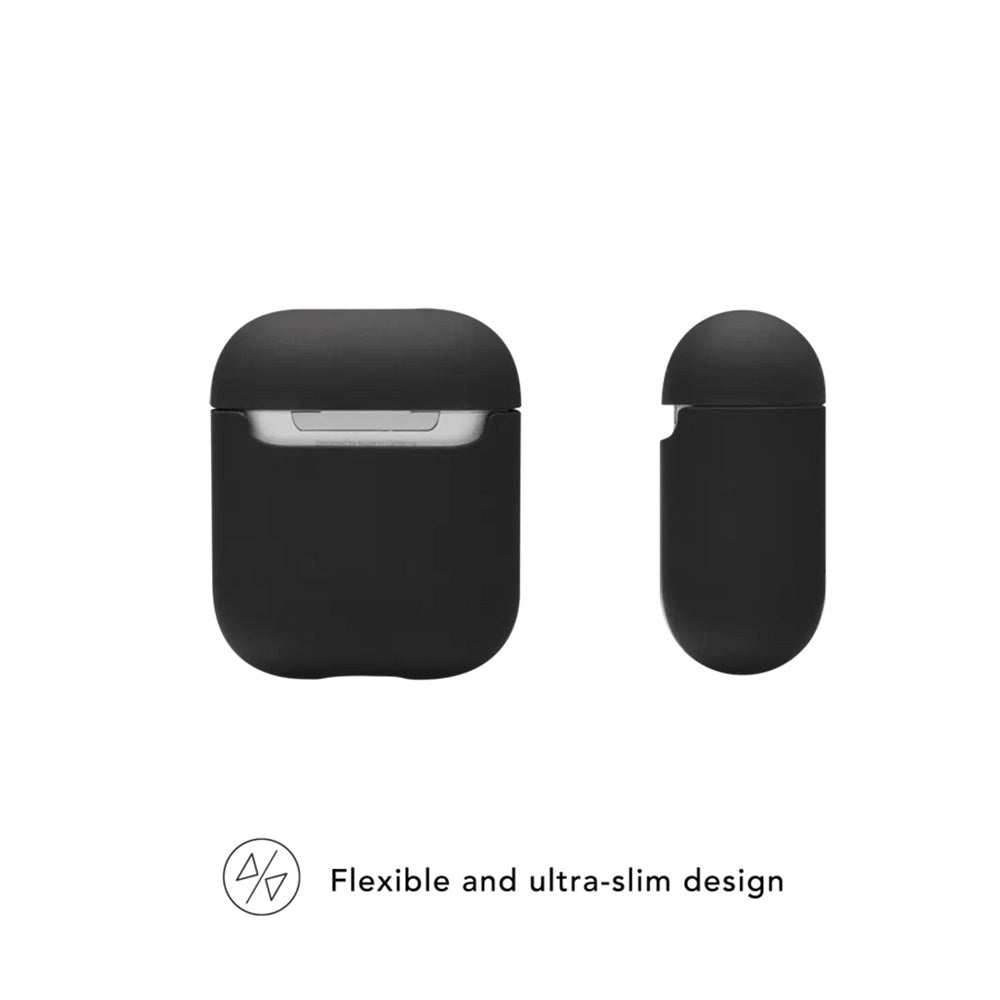 dbramante1928 AirPods (1 & 2. gen.) Costa Rica Silikon Skal - 100% Återvunnen Plast - Night Black