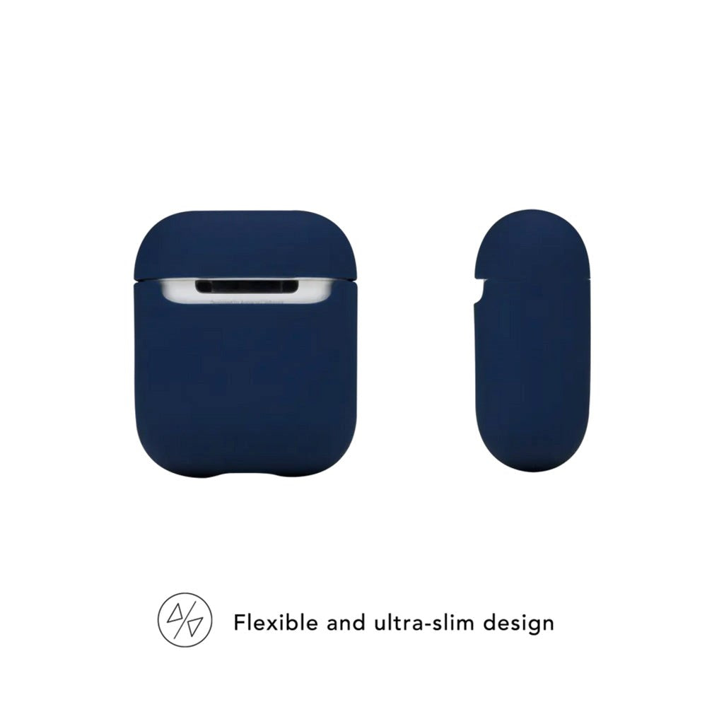 dbramante1928 AirPods (1 & 2. gen.) Costa Rica Silikon Skal - 100% Återvunnen Plast - Pacific Blue