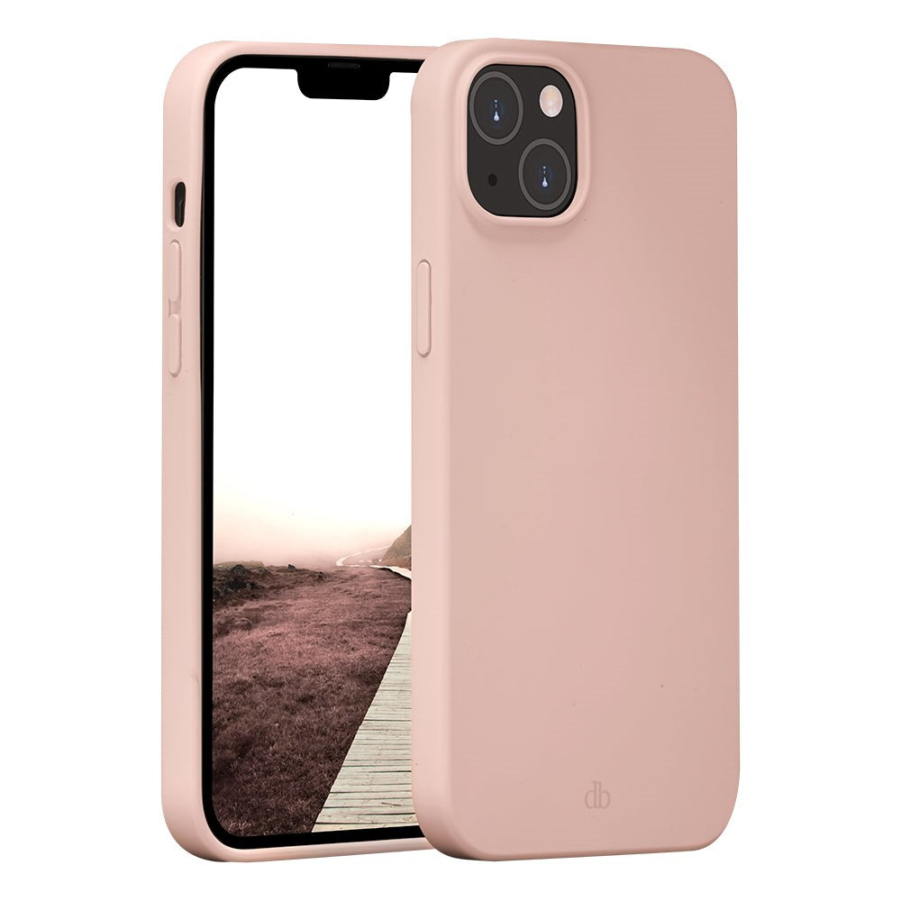 iPhone 14 Plus dbramante1928 Costa Rica Skal Silikon - 100% Återvunnen Plast - Pink Sand