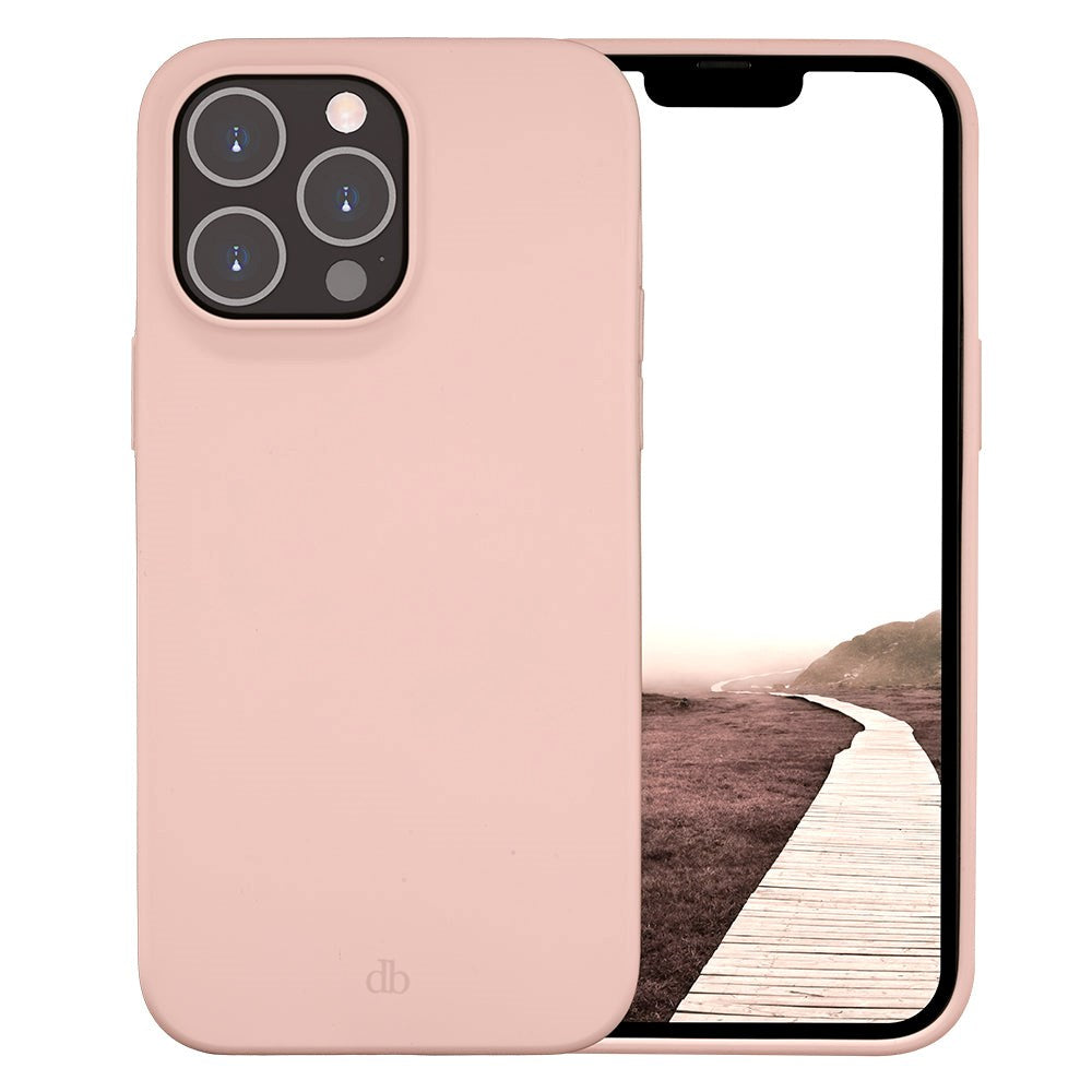 iPhone 14 Pro Max dbramante1928 Costa Rica Skal Silikon - 100% Återvunnen Plast - Pink Sand