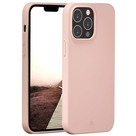 iPhone 14 Pro Max dbramante1928 Costa Rica Skal Silikon - 100% Återvunnen Plast - Pink Sand