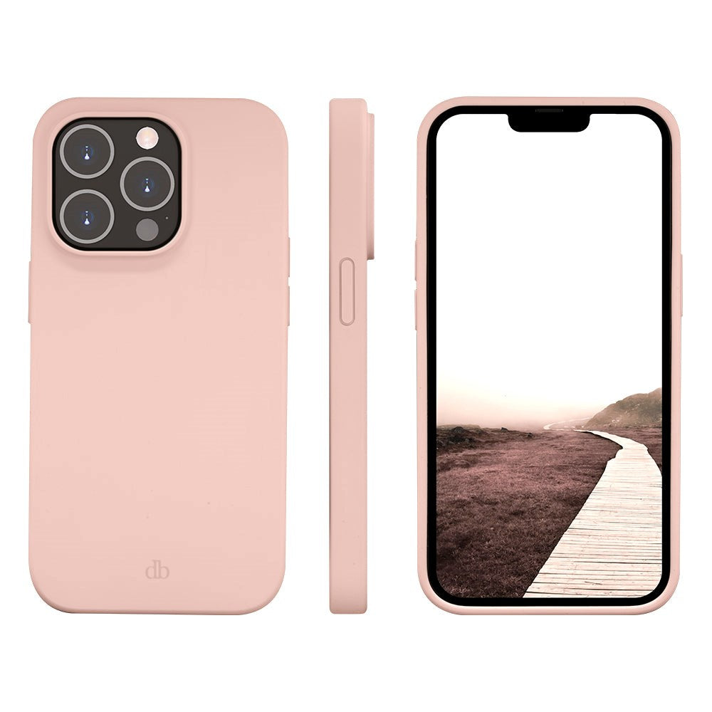 iPhone 14 Pro dbramante1928 Greenland Skal - 100% Återvunnen Plast - Pink Sand