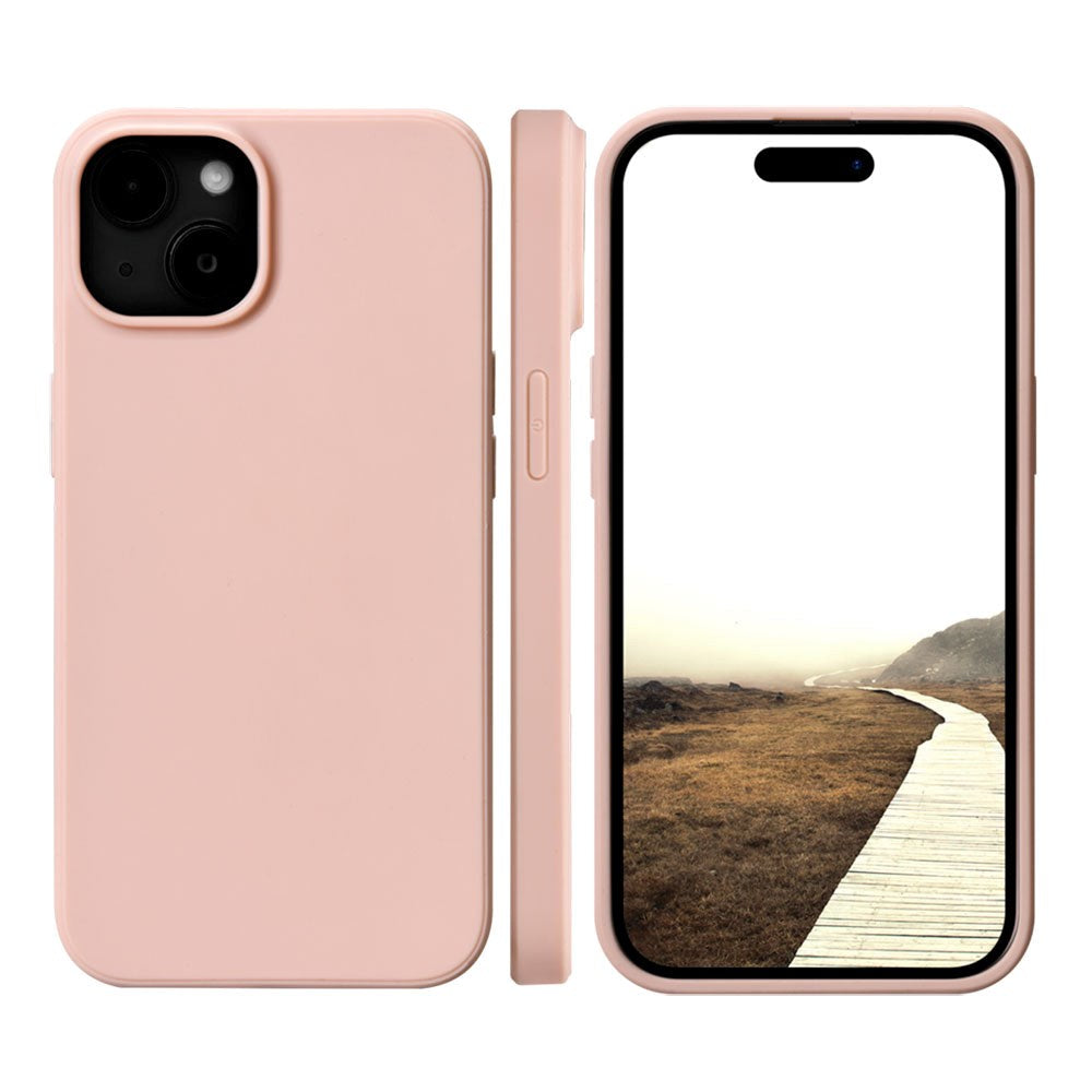 iPhone 15 dbramante1928 Greenland Skal - 100% Återvunnen Plast - Pink Sand