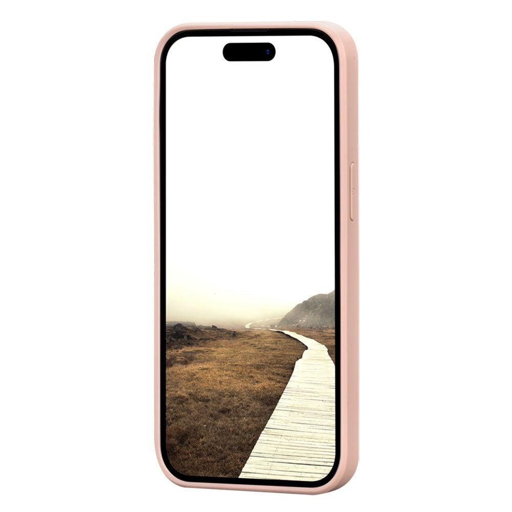 iPhone 15 dbramante1928 Greenland Skal - 100% Återvunnen Plast - Pink Sand