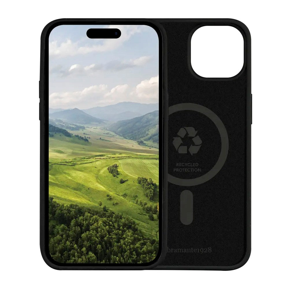 iPhone 16e / 15 / 14 / 13 dbramante1928 Monaco Silikon Skal - MagSafe Kompatibel - Svart