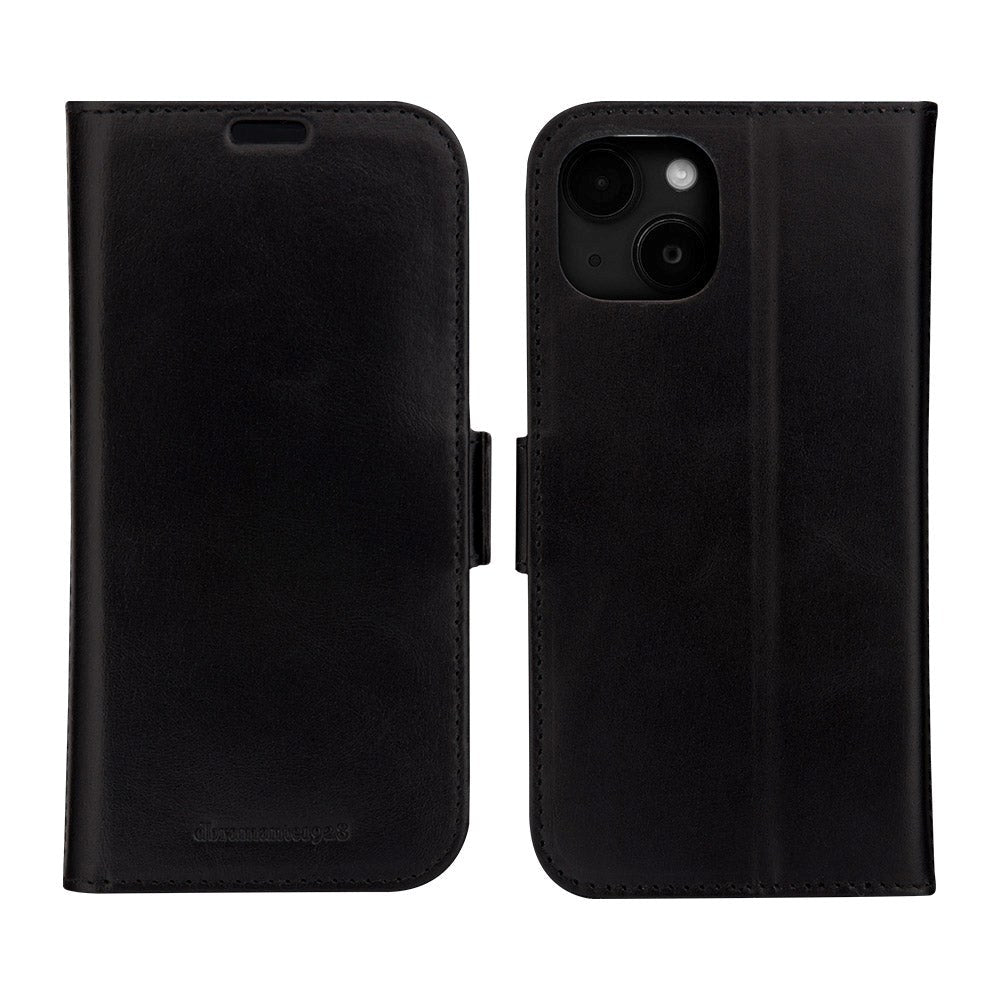 iPhone 15 Plus dbramante1928 Copenhagen Slim Plånboksfodral i Äkta Läder - Black