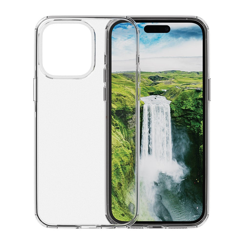 iPhone 15 Pro dbramante1928 Iceland Ultra D3O Skal - 100% Återvunnen Plast - Genomskinlig