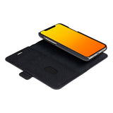 iPhone 11 Pro Max dbramante1928 New York 2-i-1 Äkta Läder Flip Fodral - Night Black