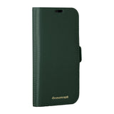 iPhone 15 Plus dbramante1928 New York 2-i-1 Äkta Läder Flip Fodral - Evergreen