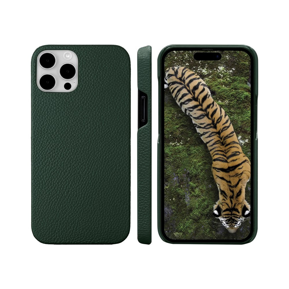 iPhone 15 Pro Max dbramante1928 New York 2-i-1 Äkta Läder Flip Fodral - Evergreen