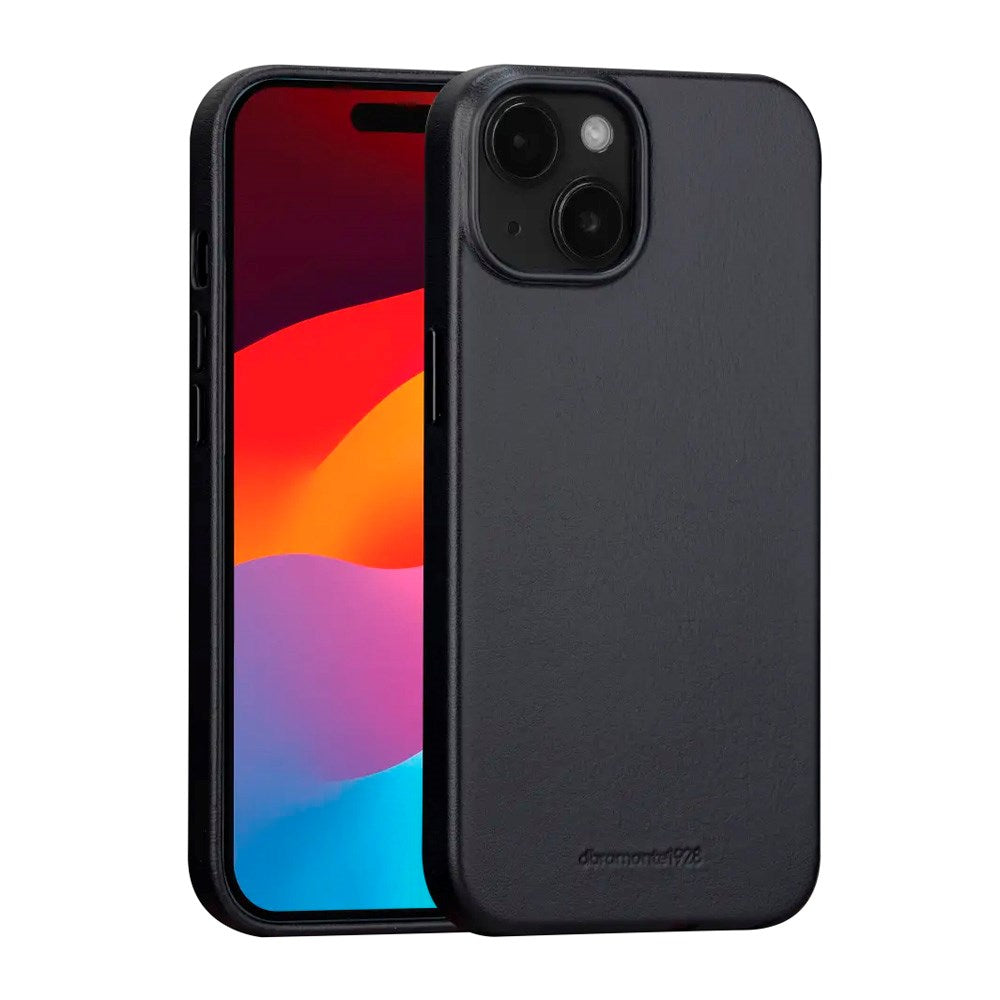 iPhone 17e / 16e / 15 / 14 / 13 dbramante1928 Roskilde Äkta Läder Skal - MagSafe Kompatibel – Black