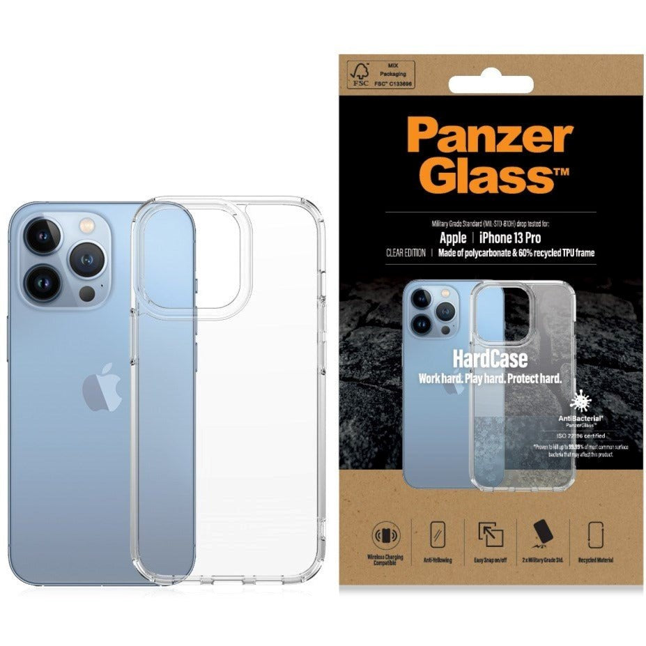 iPhone 13 Pro PanzerGlass HardCase Skal - Antibakteriellt - Transparent