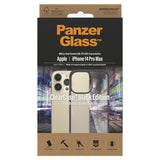 iPhone 14 Pro Max PanzerGlass ClearCase Skal - Antibakteriellt - Svart Kant