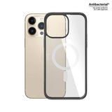 iPhone 14 Pro Max PanzerGlass ClearCase Skal - Antibakteriellt - MagSafe-kompatibelt - Svart Kant