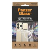 iPhone 14 Pro Max PanzerGlass ClearCase Skal - Antibakteriellt - MagSafe-kompatibelt - Svart Kant