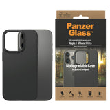 iPhone 14 Pro PanzerGlass Biodegradable Case - Biologiskt Nedbrytbart Skal - 100% Växtbaserat - Svart