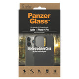 iPhone 14 Pro PanzerGlass Biodegradable Case - Biologiskt Nedbrytbart Skal - 100% Växtbaserat - Svart