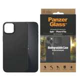 iPhone 14 Plus PanzerGlass Biodegradable Case - Biologiskt Nedbrytbart Skal - 100% Växtbaserat - Svart