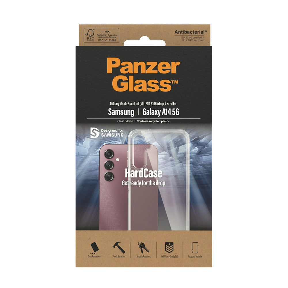 Samsung Galaxy A14 (5G) PanzerGlass HardCase Skal Antibakteriellt - Transparent