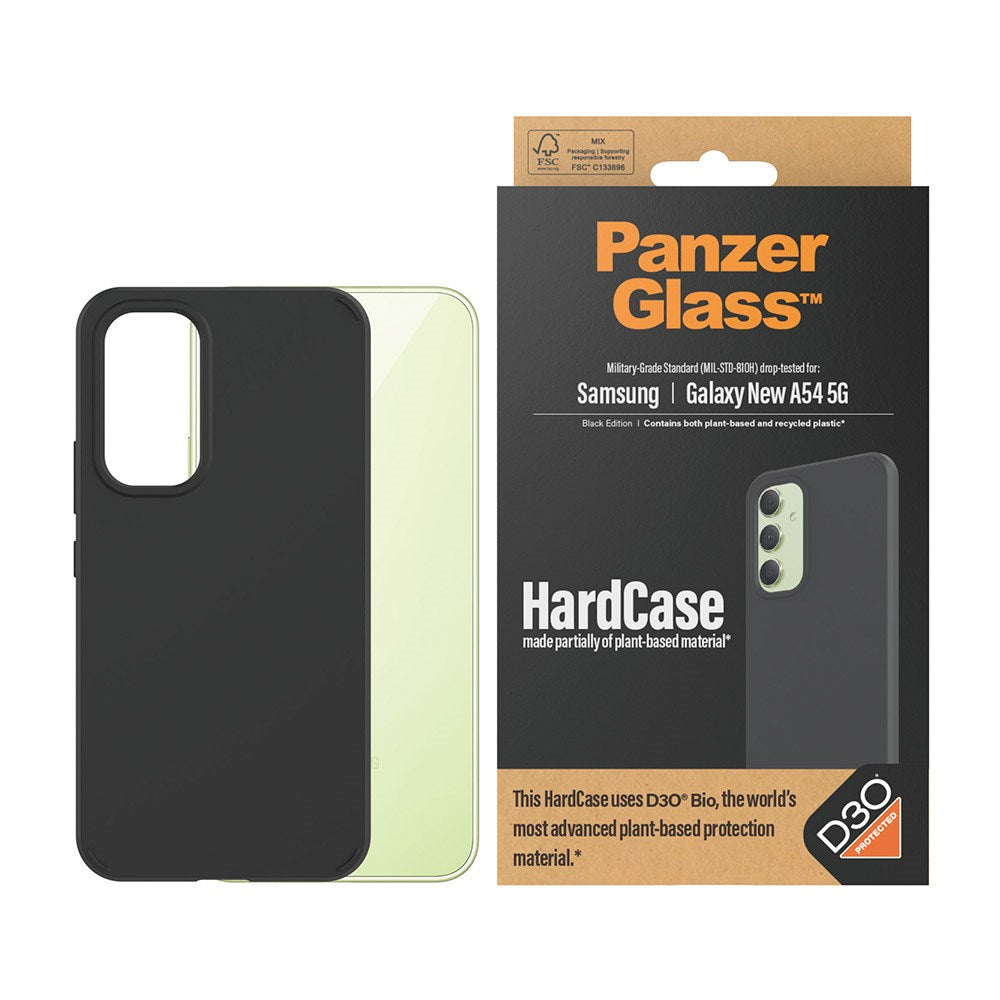 Samsung Galaxy A55 (5G) PanzerGlass D3O Bio HardCase Skal - Svart