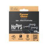 iPhone 15 Pro / 15 Pro Max PanzerGlass Hoops - Kameraskydd - Platinum Strength - Blue Metal