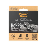 iPhone 15 Pro / 15 Pro Max PanzerGlass Hoops - Kameraskydd - Platinum Strength - White Titanium