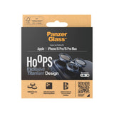 iPhone 15 Pro / 15 Pro Max PanzerGlass Hoops - Kameraskydd - Platinum Strength - Blue Titanium