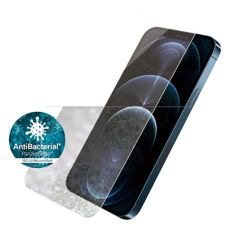 iPhone 12 Pro Max PanzerGlass Skärmskydd - Standard Fit - Antibakteriellt - Transparent