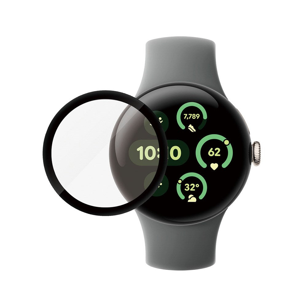 Google Pixel Watch 3 (41mm) PanzerGlass Skärmskydd Härdat Glas - Genomskinlig