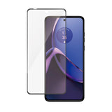 Motorola Moto G72 / G84 PanzerGlass Ultra Wide Fit Skärmskyddsglas - Platinum Strength - Svart Kant