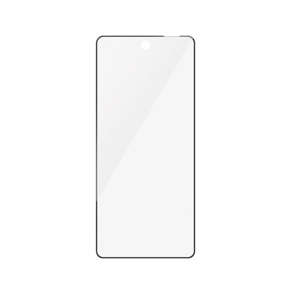 Motorola Moto G04 / G24 / G24 Power PanzerGlass Ultra Wide Fit Skärmskyddsglas - Platinum Strength - Svart Kant