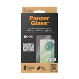 Motorola Moto G04 / G24 / G24 Power PanzerGlass Ultra Wide Fit Skärmskyddsglas - Platinum Strength - Svart Kant