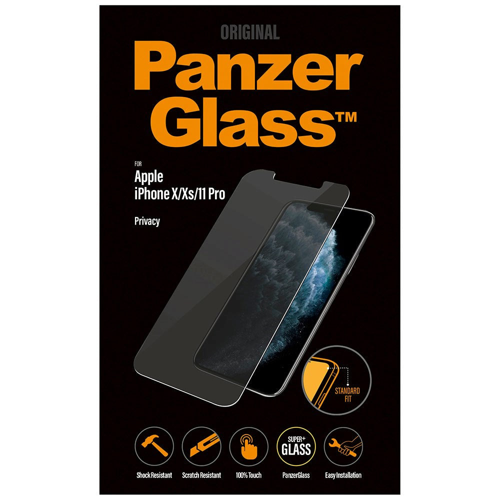 iPhone 11 Pro / Xs / X PanzerGlass Standard Fit Skärmskydd med Sekretessfilter