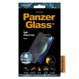 iPhone 12 Mini PanzerGlass Skärmskydd med Sekretessfilter - Antibakteriellt - Standard Fit - Transparent