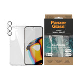 Samsung Galaxy S23 PanzerGlass 3-i-1 Bundle med EasyAligner - Skärmskydd (UWF) / Skal / Kameraskydd - Transparent