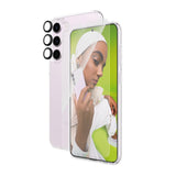 Samsung Galaxy S24+ (Plus) PanzerGlass 3-i-1-Bundle m. EasyAligner - Skärmskydd (UWF) / D3O Bio Hardcase Skal / Hoops Kameraskydd - Transparent / Svart