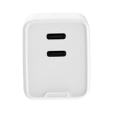 Xceed 45W GaN Väggladdare med 2 x USB-C - Vit