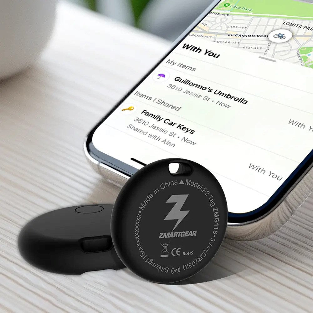 Zmartgear Bluetooth GPS-Spårare - Kompatibel med Apple Find My - Svart