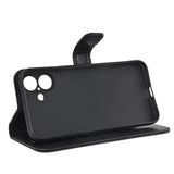 RadiCover iPhone 16 Plus Anti Strålning Konstläder Flip Cover med Plånbok - MagSafe-kompatibel - Svart