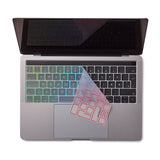 MacBook Touch Bar 13" / 15" Philbert Tangentbordsskydd - Nordiska Tangenter - Transparent / Regnbåge