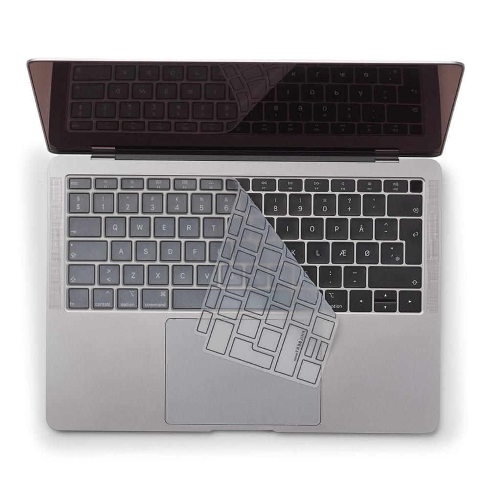 MacBook Air 13" (A1932) Philbert Tangentbordsskydd - Nordiska Tangenter - Transparent / Black