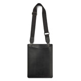 Philbert UltraSlim Vegansk Läder Sleeve med Rem för MacBook / Laptop 15" (35,5 x 25 x 2 cm) - Svart