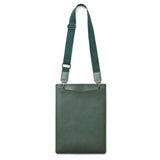 Philbert UltraSlim Vegansk Läder Sleeve med Rem för MacBook / Laptop 15" (35,5 x 25 x 2 cm) - Grön