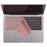 MacBook Air 13" (A1932) Philbert Tangentbordsskydd - danska Tangenter - Pink