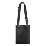 Philbert UltraSlim Vegansk Läder Sleeve med Rem för MacBook / Laptop 14" (32,0 x 23,5 x 2 cm) - Svart