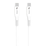 Lippa Kabel USB-C till USB-C 15W - 1m - Vit