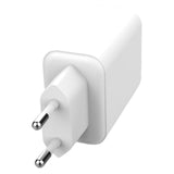 Lippa PD 65W Väggladdare GaN med 1 x USB-C & 1 x USB-A - Vit